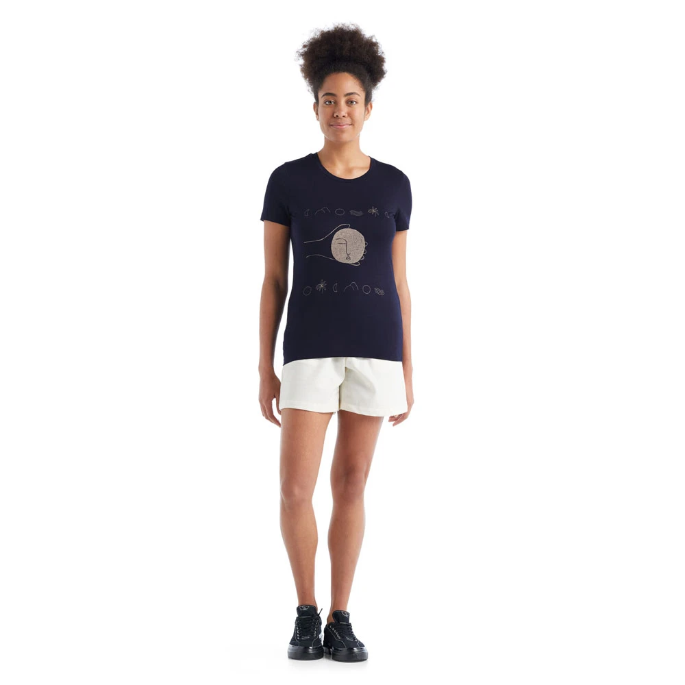 Icebreaker Tech Lite II SS Tee Moon Sonnet Women 9 Icebreaker Tech Lite II SS Tee Moon Sonnet Women - Image 9