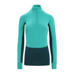Icebreaker Womens ZoneKnit 260 LS Half Zip 18 Icebreaker Womens ZoneKnit 260 LS Half Zip -Edelrid Shop 0A56HI839 FRONT