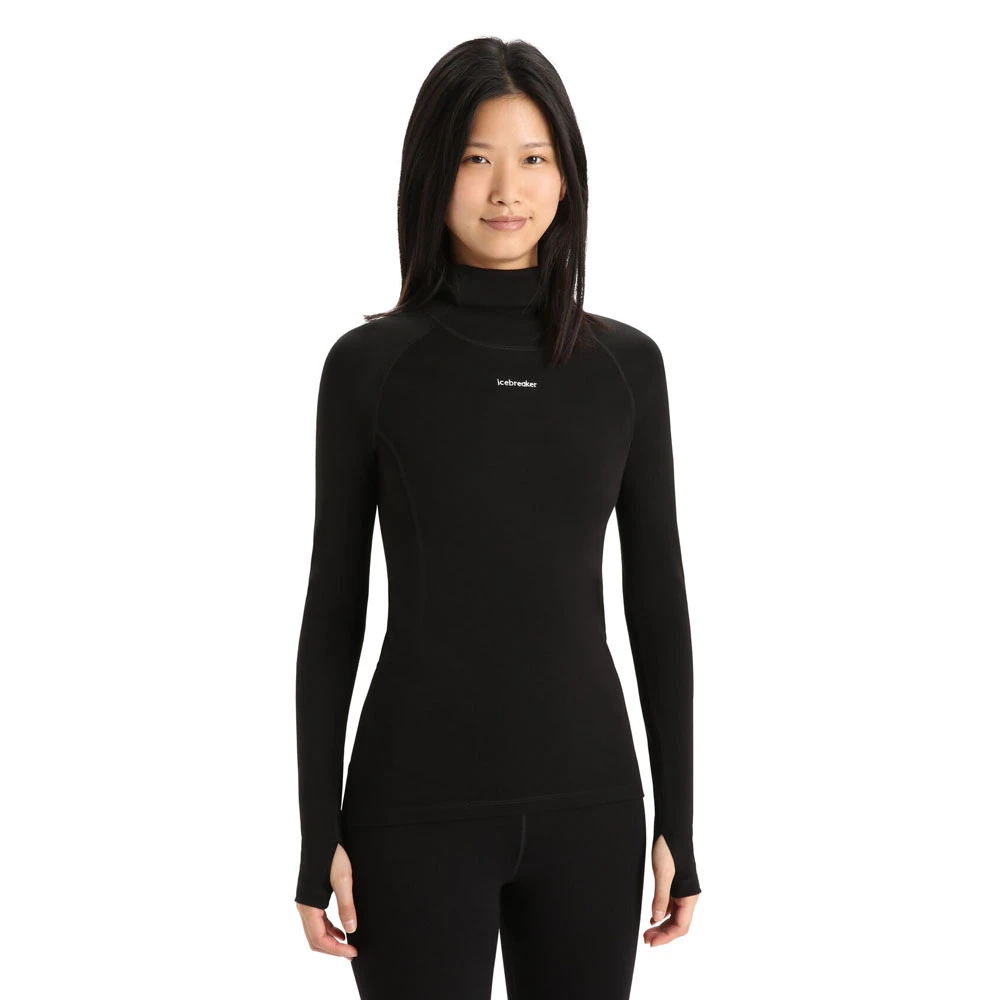 Icebreaker Womens Merino LS Roll Neck 2 Icebreaker Womens Merino LS Roll Neck - Image 2