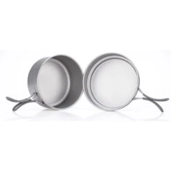 Keith 2 Piece Titanium Pot And Pan Cookset 950ml + 600ml 18 Keith 2 Piece Titanium Pot And Pan Cookset 950ml + 600ml -Edelrid Shop 1505804948276105