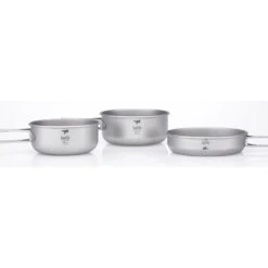 Keith Titanium 3 Piece Pot And Pan Cook Set -Edelrid Shop 1505808602552802