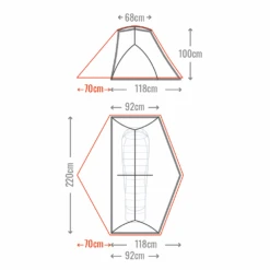Moondance 1FN Tent -Edelrid Shop 2021 12 moondance 1 and 1fn dimensions