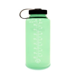 Nalgene Sustain Wide Mouth Bottle 1L -Edelrid Shop 32oz NM Green Glow 1010x1516 BACK