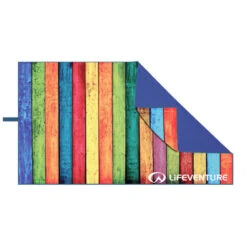 Lifeventure Recycled SoftFibre Trek Towel -Edelrid Shop 63580 printed towels striped planks 1 jpg