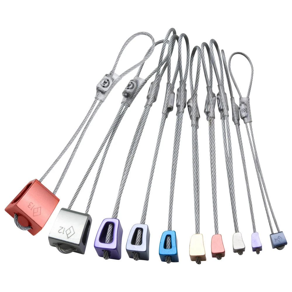 Black Diamond Anodised Wire Stopper Set 4-13 2 Black Diamond Anodised Wire Stopper Set 4-13 - Image 2