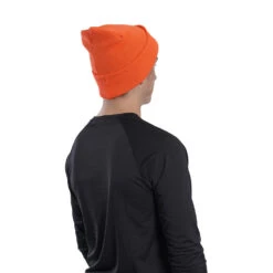Clogger Hi Vis Orange Beanie -Edelrid Shop Clogger Merch Beanie Orange Back