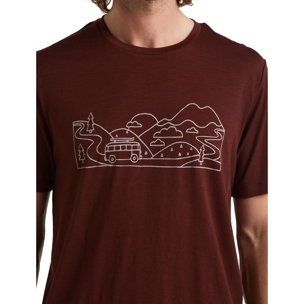 Icebreaker Tech Lite II SS Tee Combi Ski Trip Men 6 Icebreaker Tech Lite II SS Tee Combi Ski Trip Men - Image 6