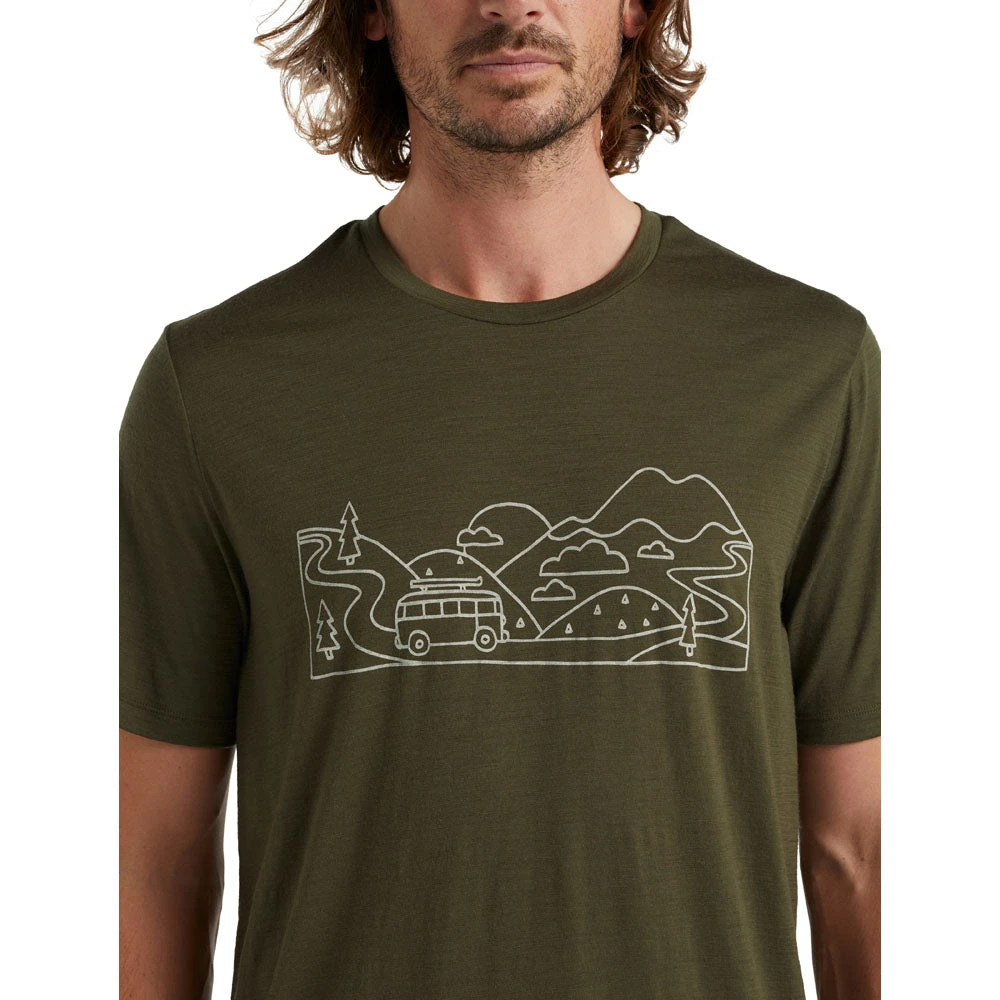 Icebreaker Tech Lite II SS Tee Combi Ski Trip Men 10 Icebreaker Tech Lite II SS Tee Combi Ski Trip Men - Image 10