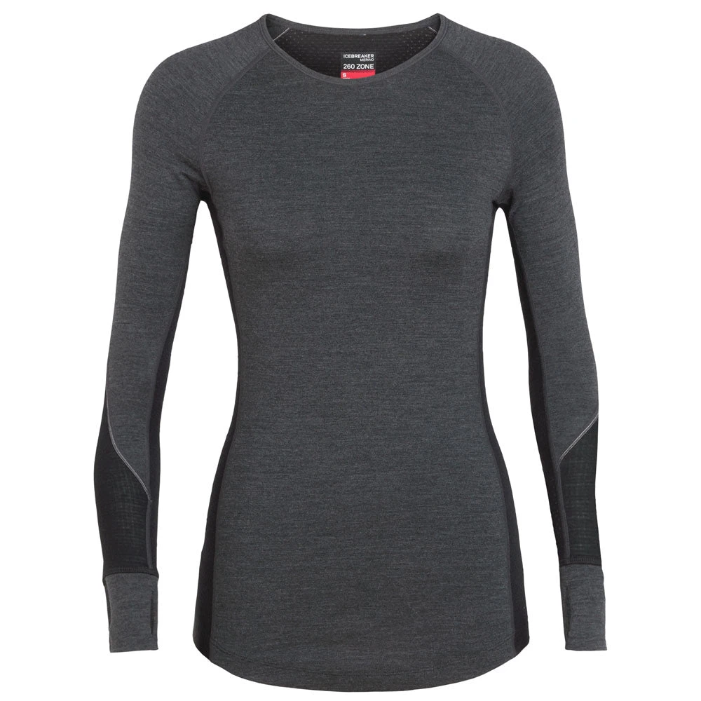 Icebreaker 260 Zone LS Crewe Women 1 Icebreaker 260 Zone LS Crewe Women