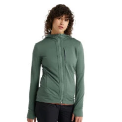 Icebreaker Quantum III LS Zip Hoodie Women -Edelrid Shop FW21 WOMEN QUANTUM III LS ZIP HOODIE 0A59JW065 4