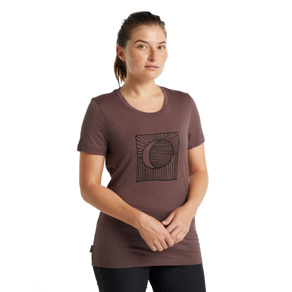 Icebreaker Tech Lite II SS Tee Nature's Orb Women 3 Icebreaker Tech Lite II SS Tee Nature's Orb Women - Image 3