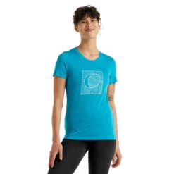 Icebreaker Tech Lite II SS Tee Nature's Orb Women 13 Icebreaker Tech Lite II SS Tee Nature's Orb Women -Edelrid Shop FW21 WOMEN TECH LITE II SS TEE NATURE S ORB 0A59JA436 1