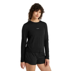 Icebreaker Meteora ZoneKnit LS Tee Women 9 Icebreaker Meteora ZoneKnit LS Tee Women -Edelrid Shop FW21 WOMEN ZONEKNIT LS TEE 0A59LE001 4