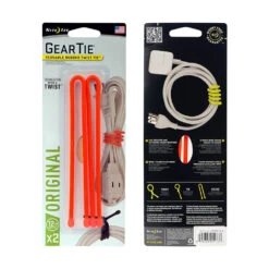 Nite Ize Gear Tie 12" 2 Pack -Edelrid Shop GT12 2PK 31 P 0003 SQRGB l