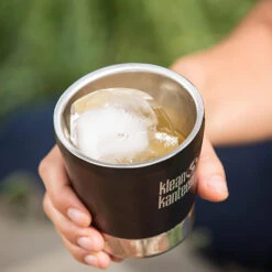 Klean Kanteen 8oz Tumbler Insulated 10 Klean Kanteen 8oz Tumbler Insulated -Edelrid Shop K8VSSC SB Iced drink cup lifestyle