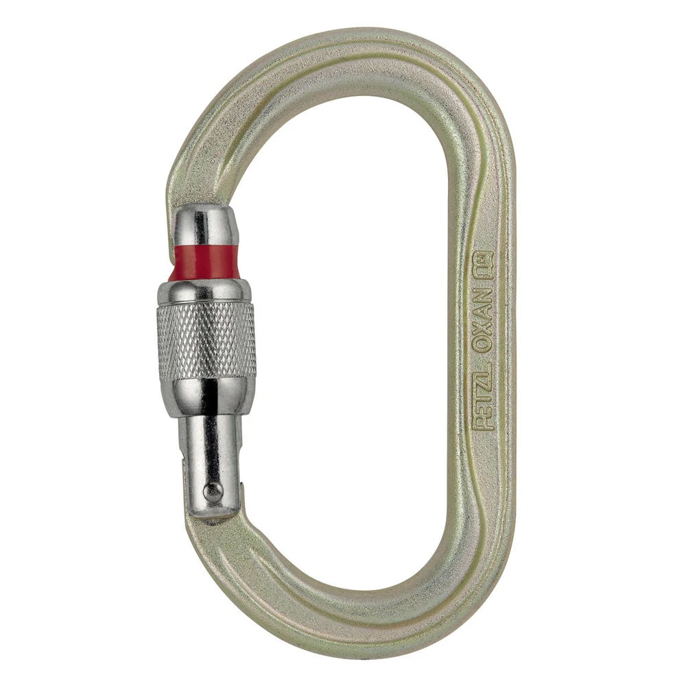 Petzl Oxan Steel Oval Screw-Lock 1 Petzl Oxan Steel Oval Screw-Lock