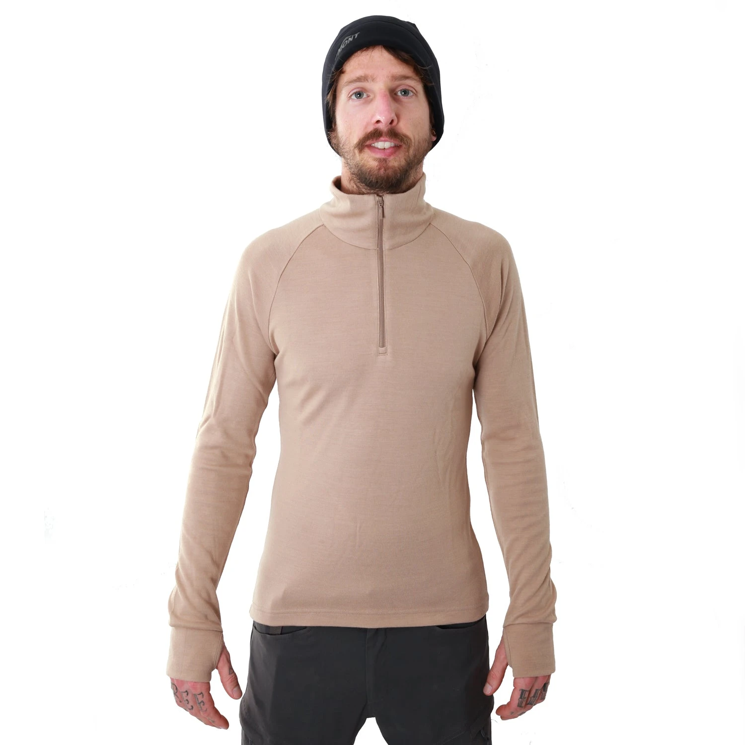 Zip Polo Heavy Weight Merino 1 Zip Polo Heavy Weight Merino