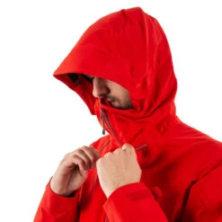 Odyssey Jacket Men -Edelrid Shop Odessey Chilli Mens hood detail