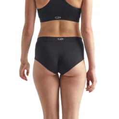 Icebreaker Anatomica Seamless Sport Hipkini Women -Edelrid Shop SS21 WOMEN ANATOMICA SEAMLESS SPORT HIPKINI BLACK 104994001 3