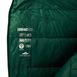 Zodiac 500 2 To -4°C Down Sleeping Bag -Edelrid Shop Zodiac 500 open