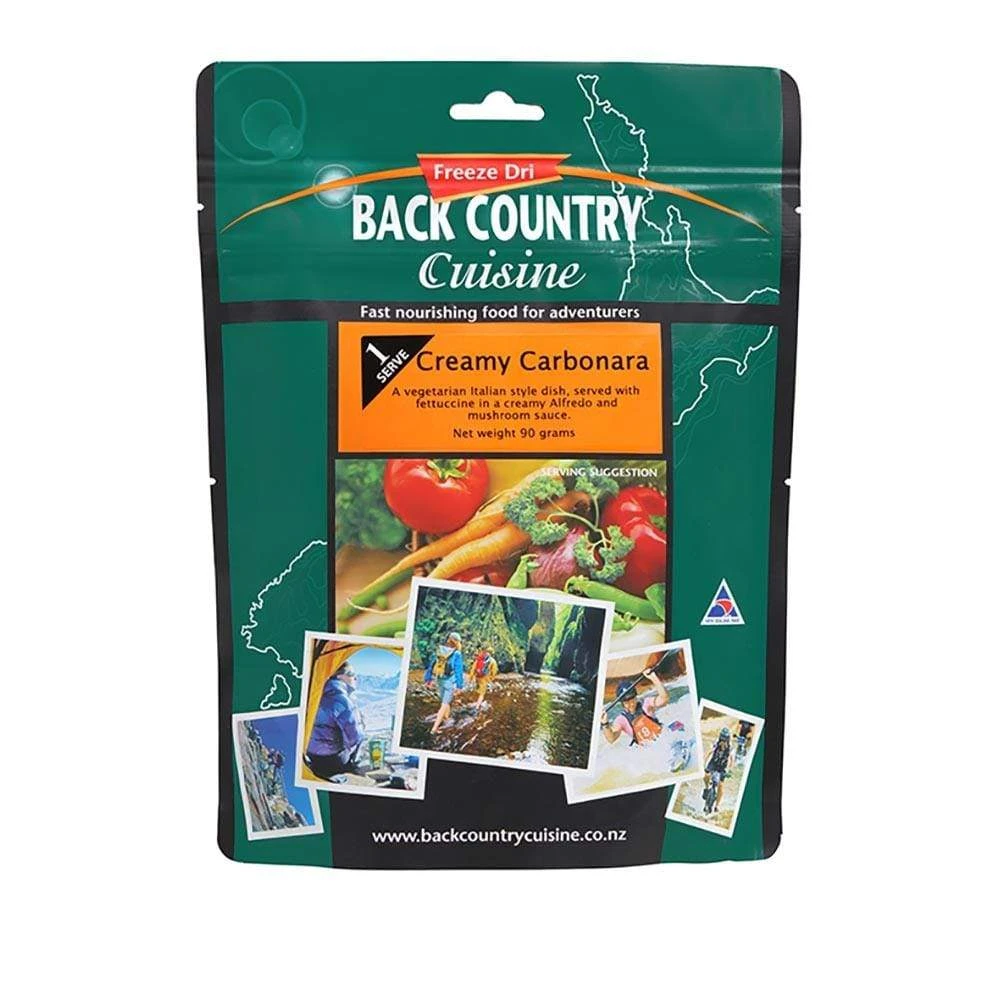 Back Country Food Creamy Carbonara 1 Back Country Food Creamy Carbonara
