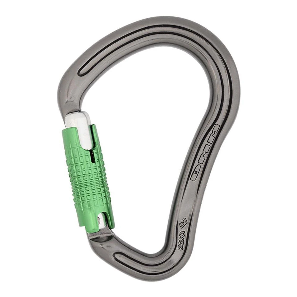 DMM 30kN Boa HMS Locksafe Titanium/Green 1 DMM 30kN Boa HMS Locksafe Titanium/Green