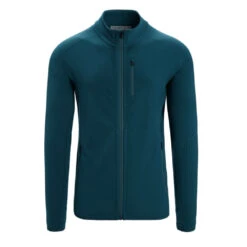 Icebreaker Mens Descender Long Sleeve Zip