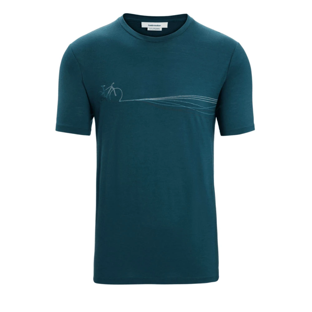 Icebreaker Tech Lite II SS Tee Cadence Paths Mens 2 Icebreaker Tech Lite II SS Tee Cadence Paths Mens - Image 2