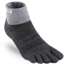 Injinji Trail 2.0 Midweight Mini Crew Socks -Edelrid Shop injinji injinji trail 2 0 midweight mini crew lg granite other gear 213130gra l 22502444073109