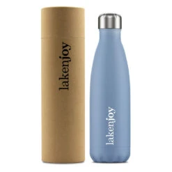 Laken LakenJoy Narrow Mouth Stainless Thermo Bottle 500mL -Edelrid Shop insulated bottle 05l stainless steel lakenjoy narrow mouth 3