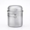 Keith 2-Piece Titanium Pot And Bowl Set 1.2L