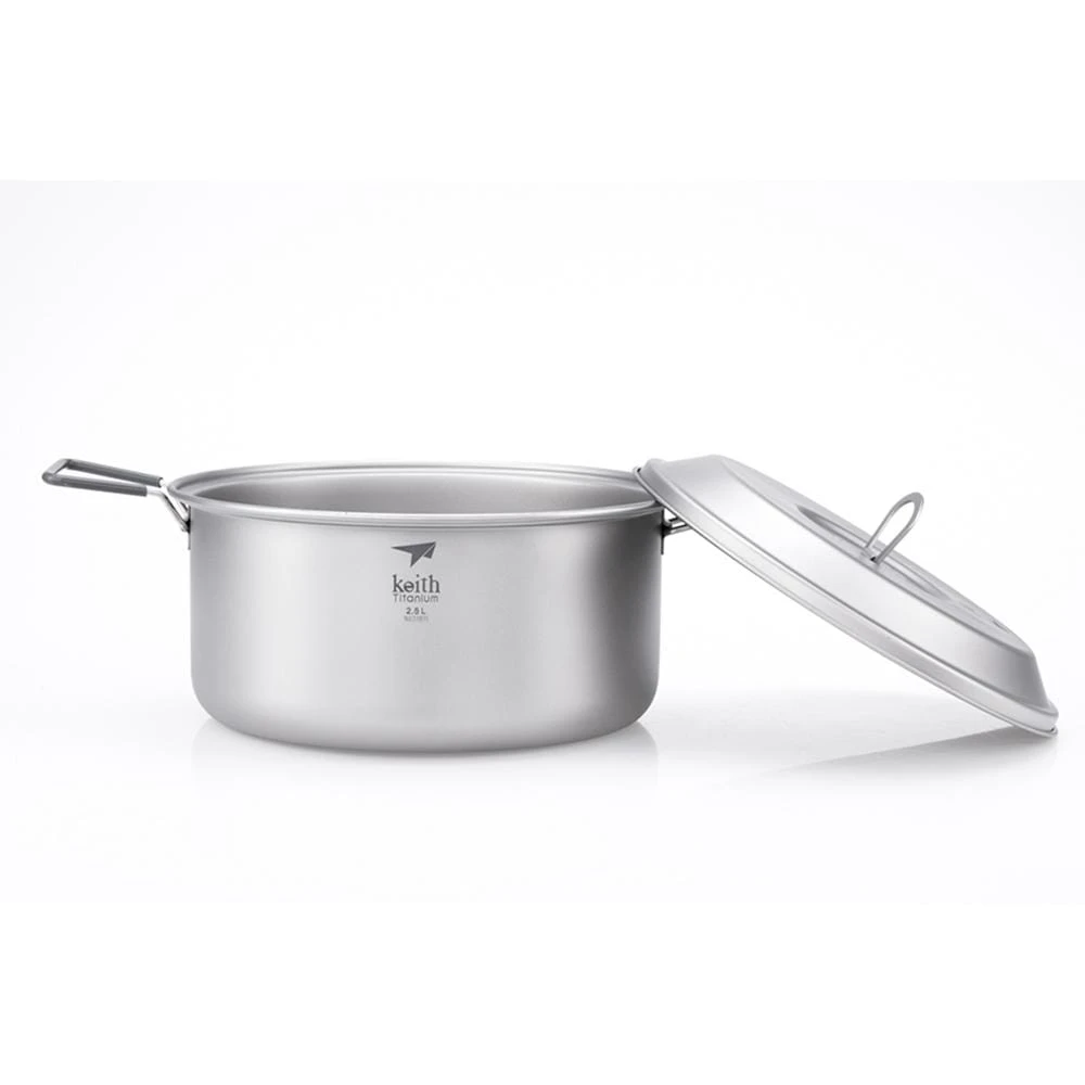 Keith 2-Piece Titanium Pot And Pan Cook Set 2.5L 3 Keith 2-Piece Titanium Pot And Pan Cook Set 2.5L - Image 3