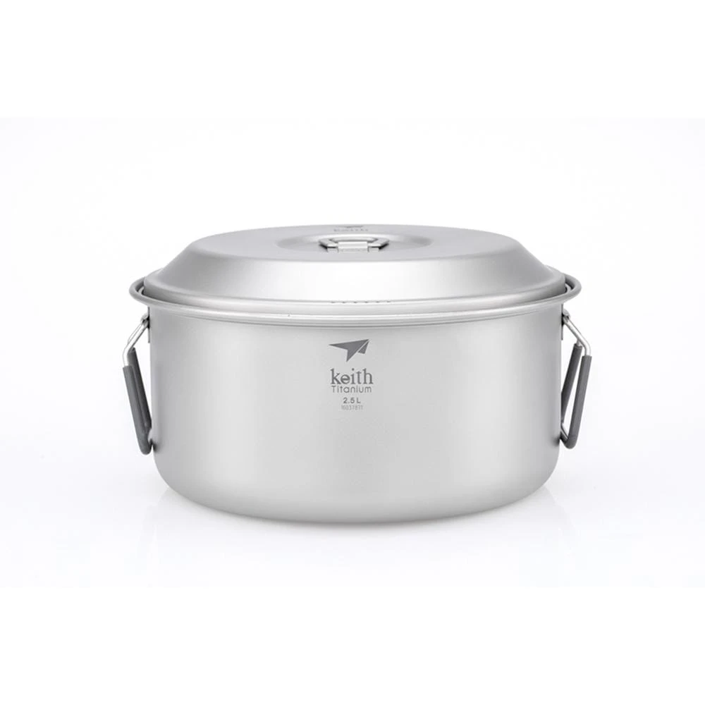 Keith 2-Piece Titanium Pot And Pan Cook Set 2.5L 2 Keith 2-Piece Titanium Pot And Pan Cook Set 2.5L - Image 2