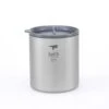 Keith Double-Wall Titanium Mug With Lid 600mL