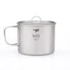 Keith Single-Wall Titanium Mug W Handle And Lid 900mL