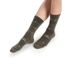 Icebreaker Lifestyle Ultralight Crew Backcountry Camp Socks Men -Edelrid Shop lod2