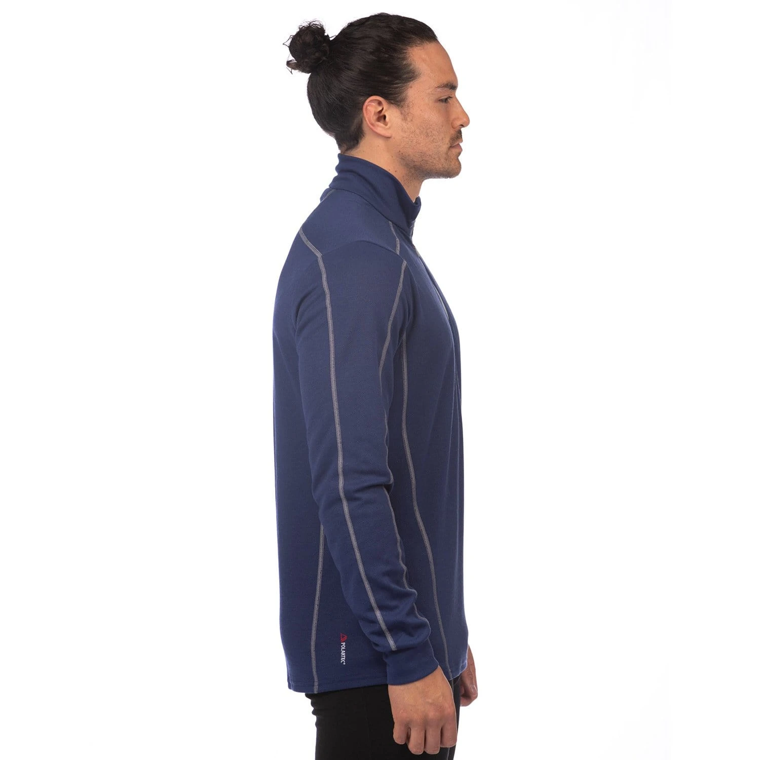 Power Dry Long Sleeve Zip Polo Men 5 Power Dry Long Sleeve Zip Polo Men - Image 5