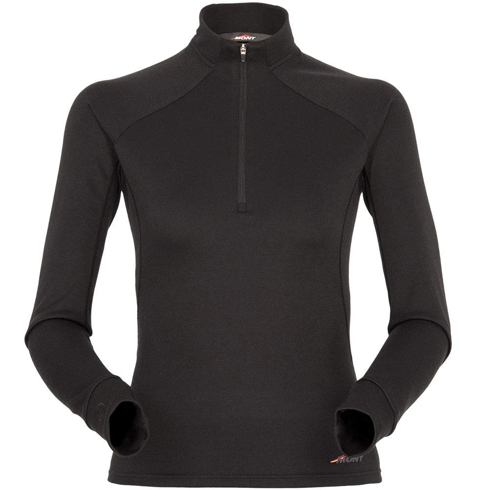 Power Dry Long Sleeve Zip Polo Women 1 Power Dry Long Sleeve Zip Polo Women