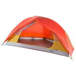 Moondance 1 Tent -Edelrid Shop moondance1 fiesta red BOTH DOORS OPEN