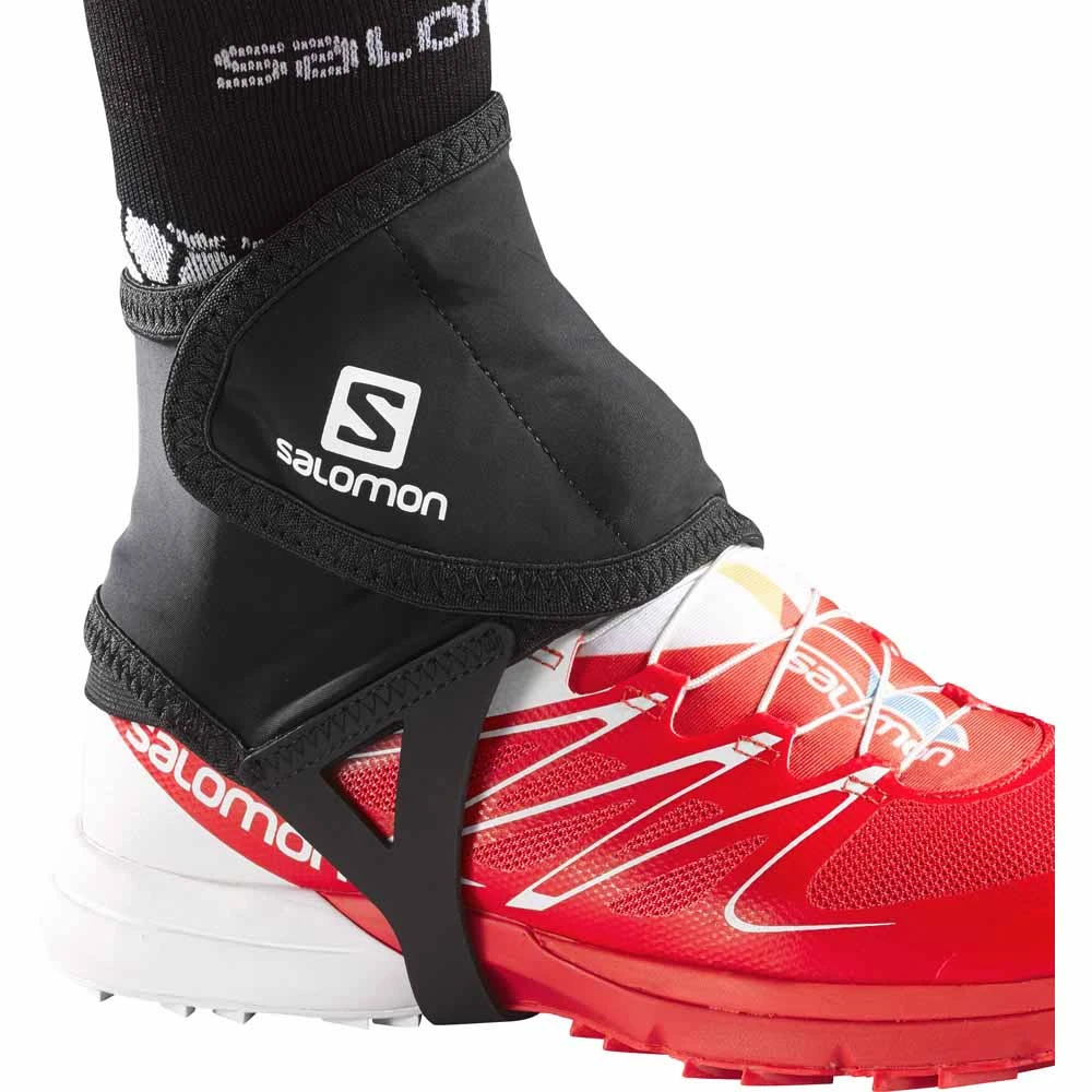 Salomon Trail Gaiters Low Black 1 Salomon Trail Gaiters Low Black