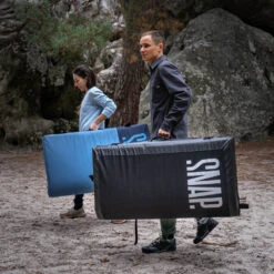 Snap Climbing Stamina Crash Pad -Edelrid Shop snap crash pads stamina black anse