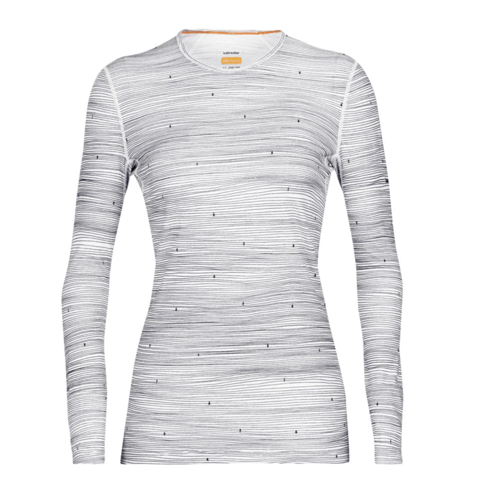 Icebreaker 200 Oasis LS Crewe Ski Tracks Womens 2 Icebreaker 200 Oasis LS Crewe Ski Tracks Womens - Image 2