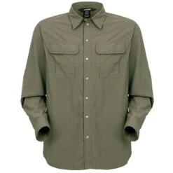 Lifestyle Vented Shirt -Edelrid Shop vented shirt sage flat